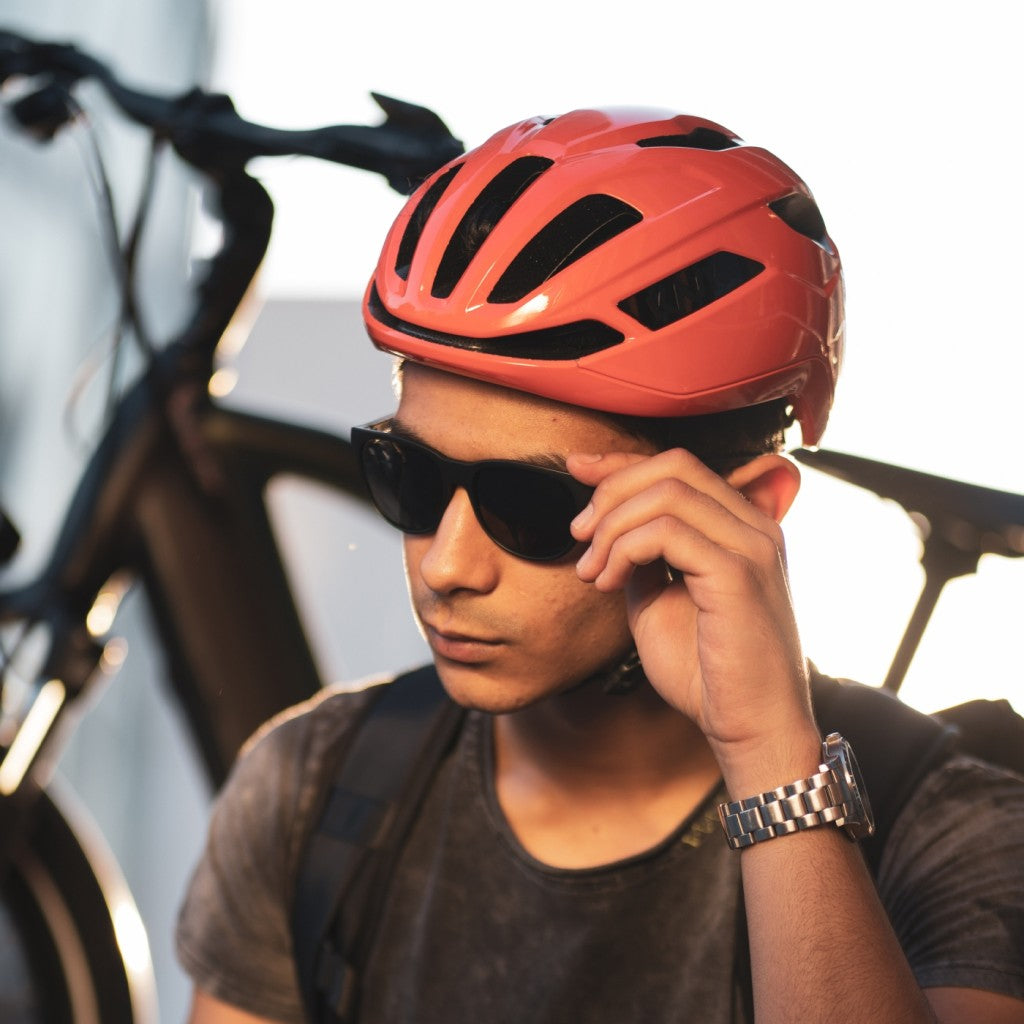 Kask Sintesi Bisiklet Kaskı Turuncu Large