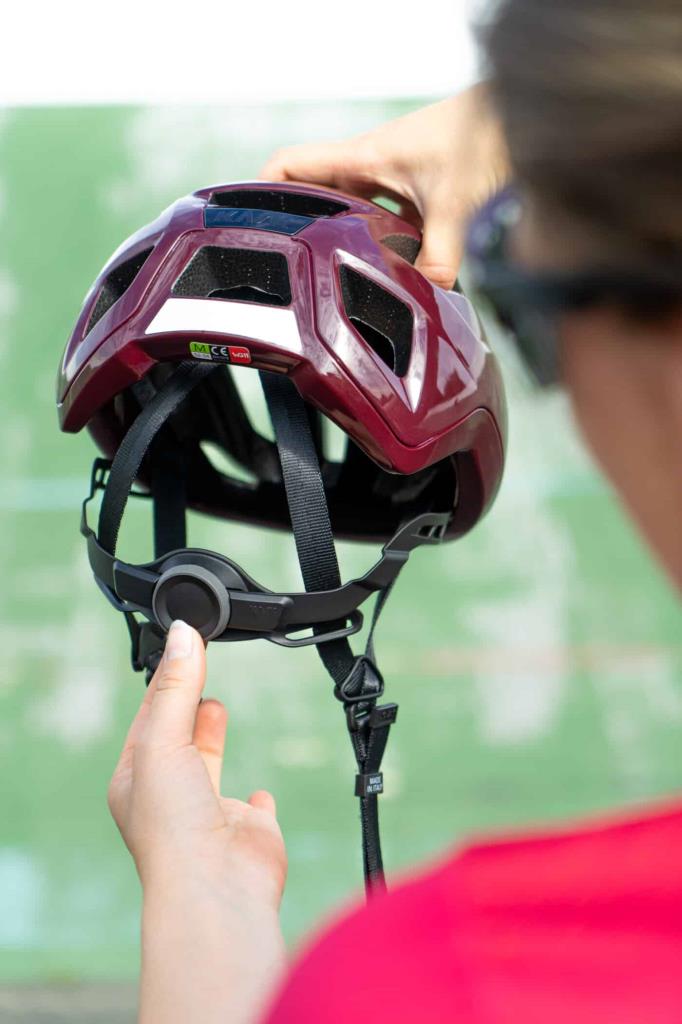 Kask Sintesi Yol Bisikleti Kaskı Kırmızı Large 59-62cm