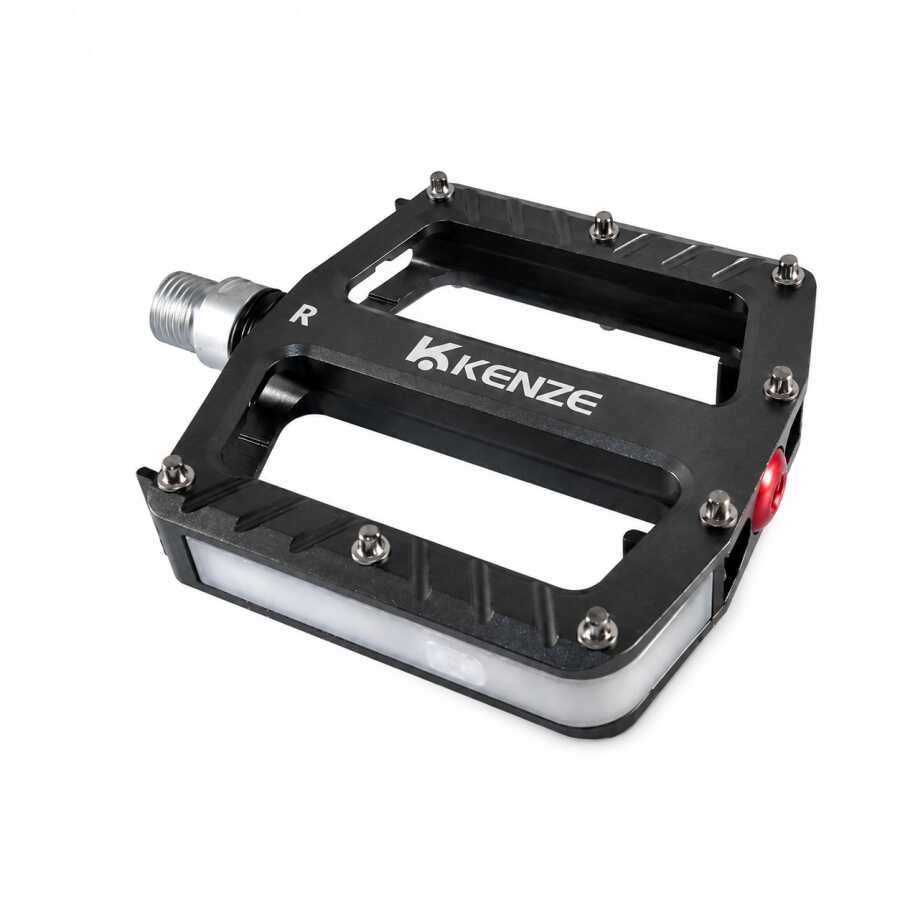 KENZE Alüminyum CNC Şarjlı Işıklı Bisiklet Pedalı Rulmanlı 18356
