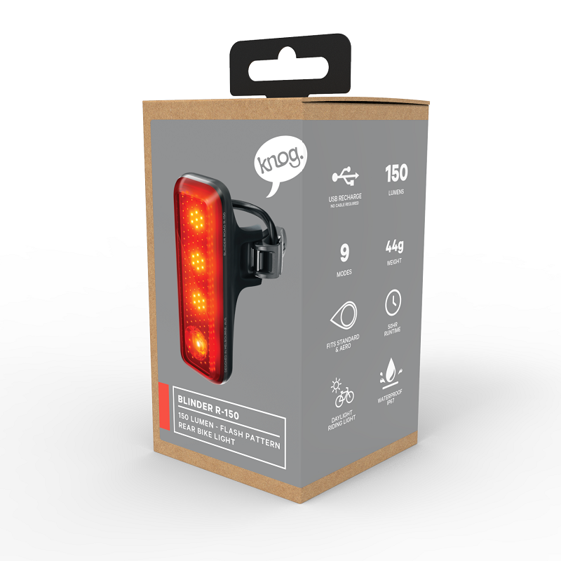 Knog Blinder Road 150 Usb Şarjlı Bisiklet Arka Aydınlatması STP-223