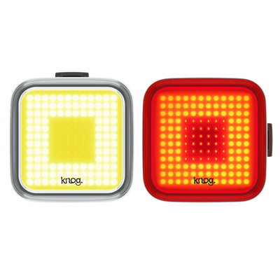 Knog Blinder Square Twinpack Usb Şarjlı Ön Arka Bisiklet Aydınlatma Seti 200 Lümen FST-415