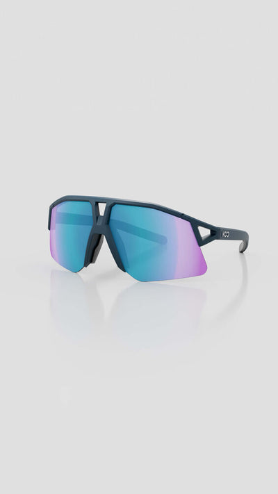 Koo Hype Sunglasses Dark Blue Matt Turquoise Mirror OEY00013830 