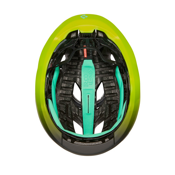 Шлем для шоссейного велосипеда Lazer Strada Kineticore, матовый темно-серый с ярко-желтым оттенком, размер S, BLC2227891052 