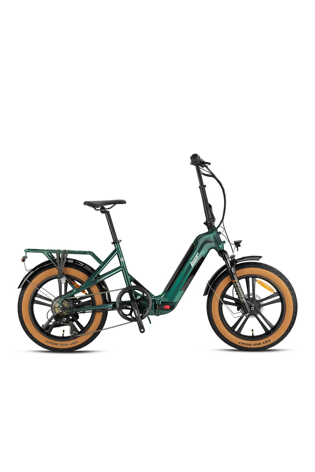 Loop Coaster Elektrikli Katlanır Fatbike Bisiklet Kolon Jant 20 Jant 2025