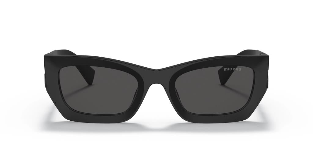 Miu Miu 0MU09WS Women's Sunglasses Matte Black Dark Gray 1BO5503N 53 Ekartman