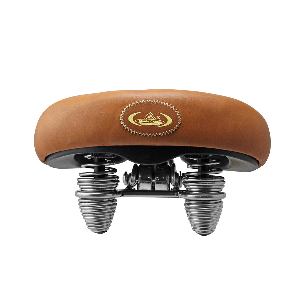 Monte Grappa Country Tour Yaylı Vintage Bisiklet Selesi Kahverengi 22,5x25,5cm SLE-328