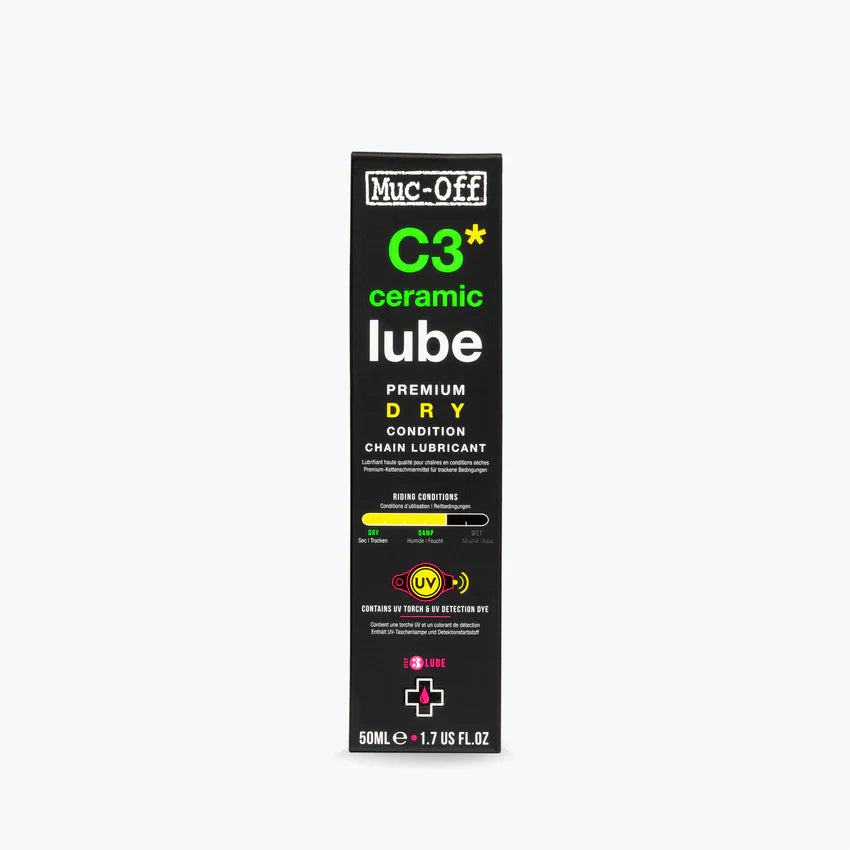 Muc-Off C3 Ceramic Dry Lube 50ML Seramik Kuru Hava Zincir Yağı