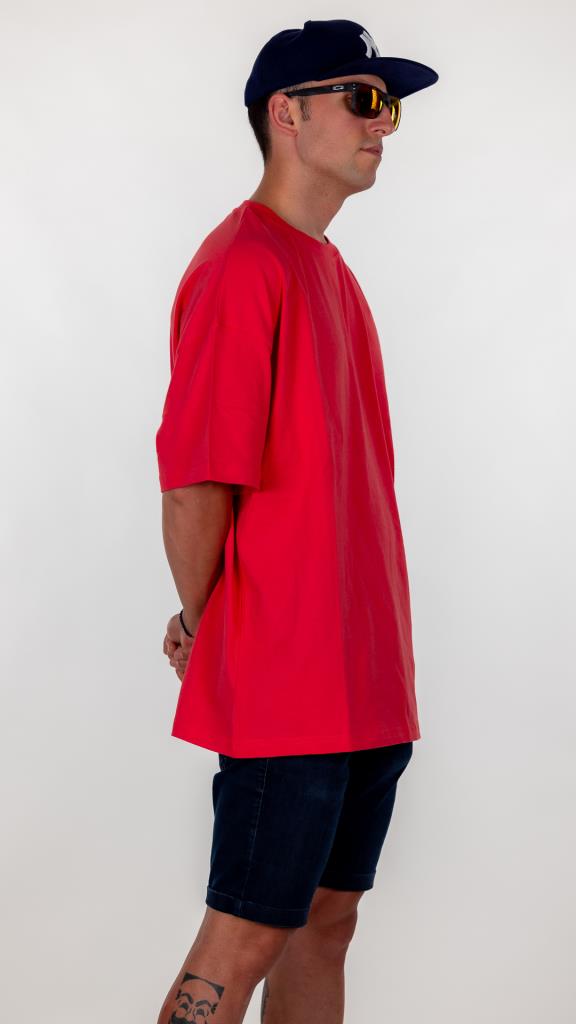 Nar Çiçeği Pyke Oversize Tişört