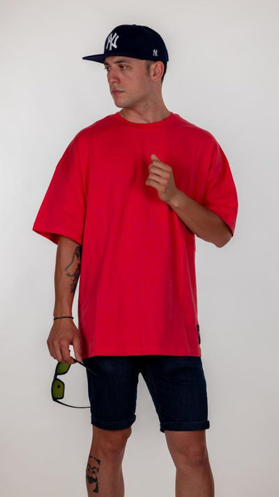 Nar Çiçeği Pyke Oversize Tişört