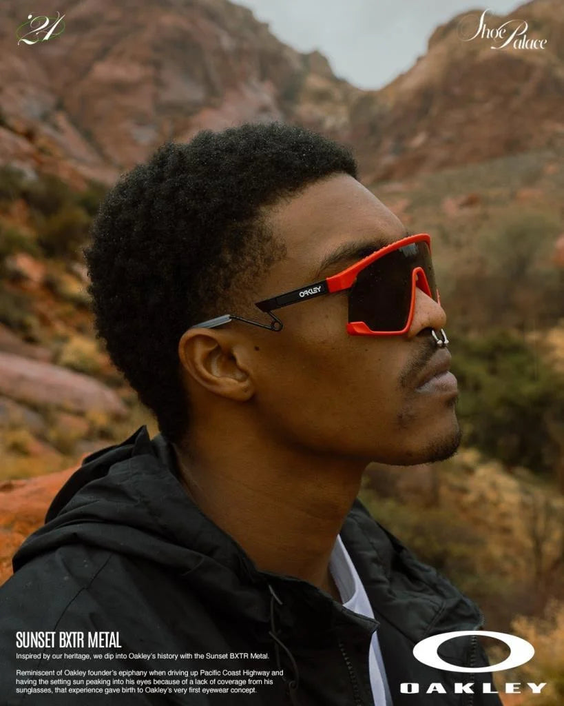 Oakley BXTR METAL Güneş Gözlüğü 923714 Matte Grey Ink Vintage Gold Prizm Black