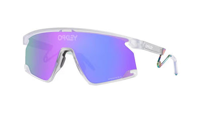 Oakley BXTR Metal Sunglasses Matte Clear Prizm Violet
