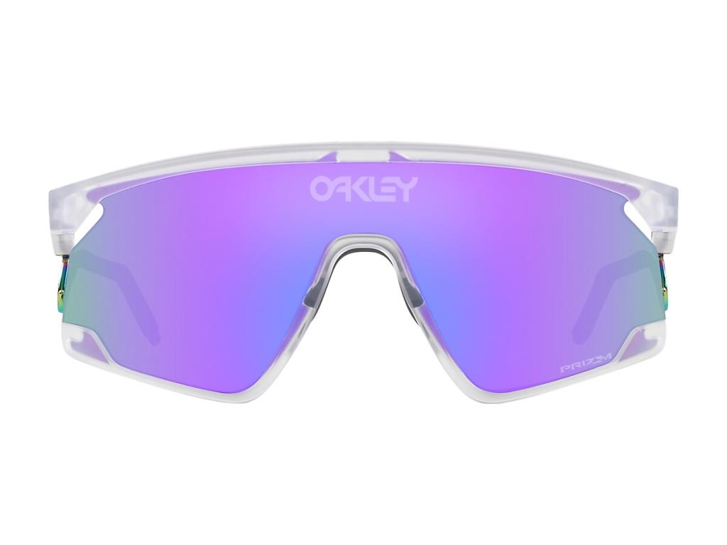 Oakley BXTR Metal Sunglasses Matte Clear Prizm Violet