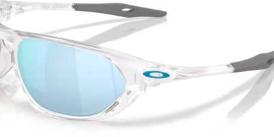 Oakley Cage Jacket Polarize Güneş Gözlüğü 953702 Matte Clear Prizm Deep Water Polarized