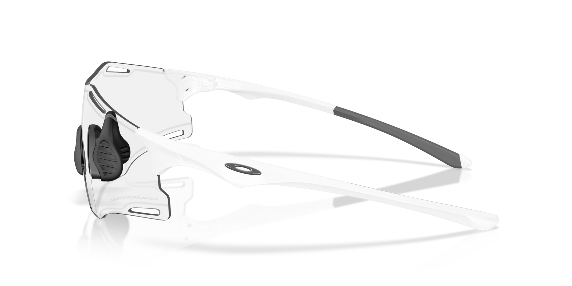 Oakley CYBR ZERO Photochromic Güneş Gözlüğü 9512D 951201 Matte White Clear Photochromic 50% Black