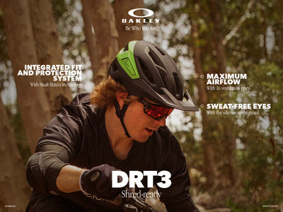 Oakley DRT3 Trail Mips Ionic+ Bisiklet Kaskı Matte Black FOS900633 02K Large 58-61cm