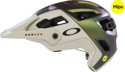 Oakley DRT5 Maven Mips BOA Ionic+ FOS901303 27V Satin Mist Silver Green Colorshift Large