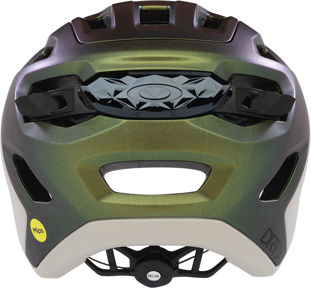 Oakley DRT5 Maven Mips BOA Ionic+ FOS901303 27V Satin Mist Silver Green Colorshift Large