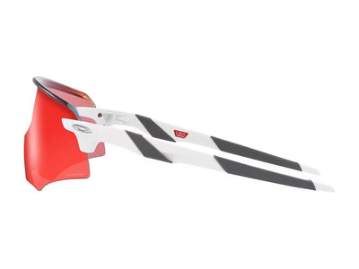 Oakley Encoder Cycling Sunglasses Matte White Prizm Trail Torch