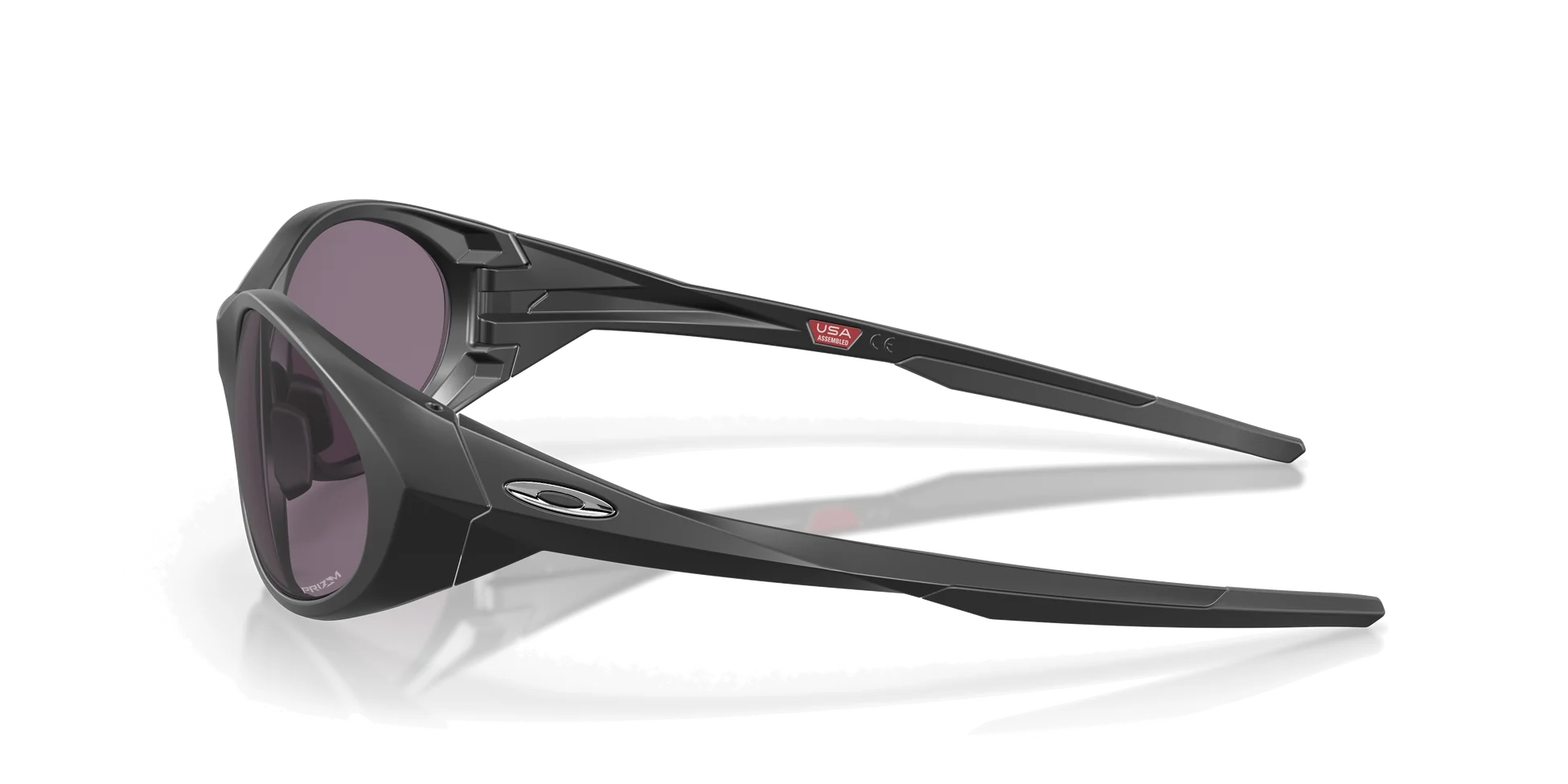 Солнцезащитные очки Oakley EYEJACKET REDUX 943801, матово-чёрные, призматические, серые, 58, Ekartman