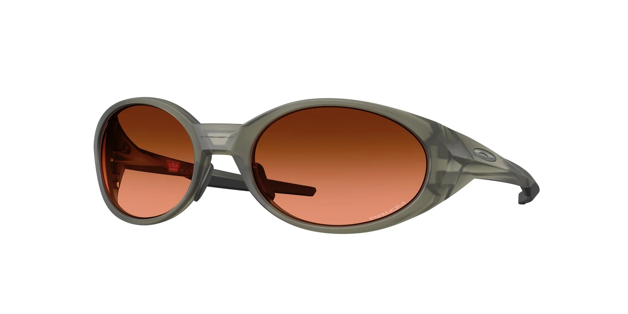 Солнцезащитные очки Oakley EyeJacket Redux 943826, матовый оливковый оттенок, градиент Prizm Bronze.