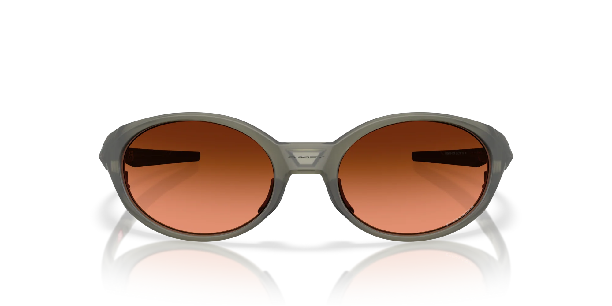 Солнцезащитные очки Oakley EyeJacket Redux 943826, матовый оливковый оттенок, градиент Prizm Bronze.