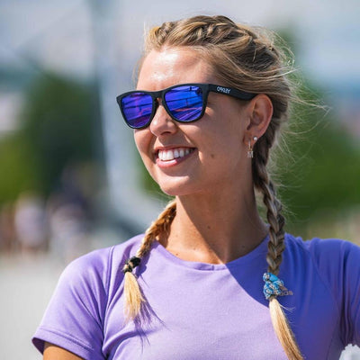 Солнцезащитные очки Oakley FrogSkins Matte Black Prizm Violet