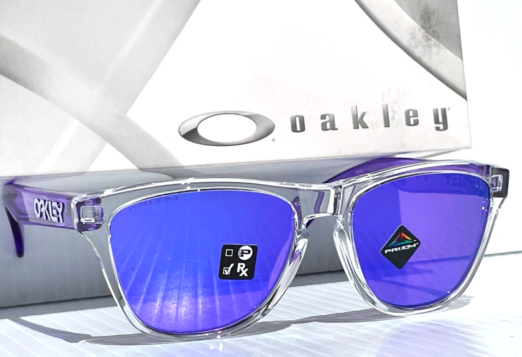 Oakley FrogSkins Güneş Gözlüğü Polished Clear Prizm Violet