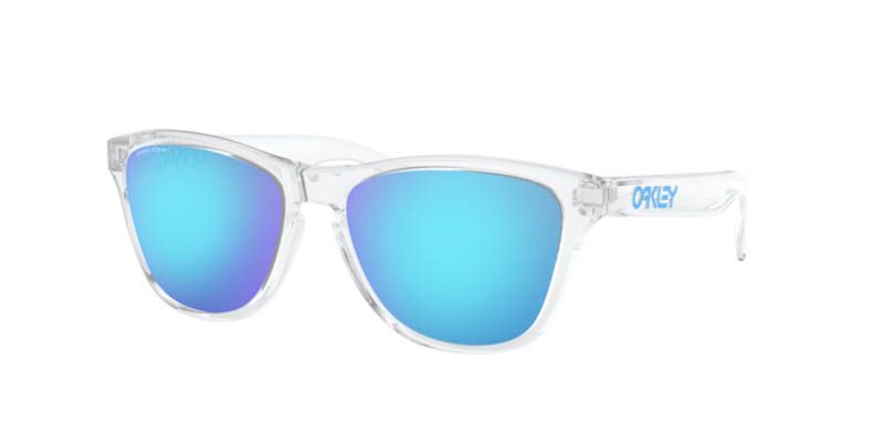 Oakley FrogSkins XS Genç Çocuk Güneş Gözlüğü J900615 Polished Clear Prizm Sapphire