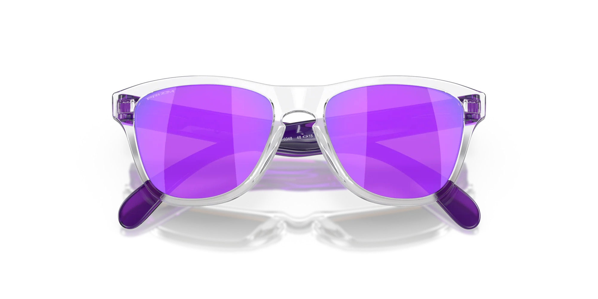 Oakley FrogSkins XXS Çocuk Güneş Gözlüğü J900903 Clear Prizm Violet