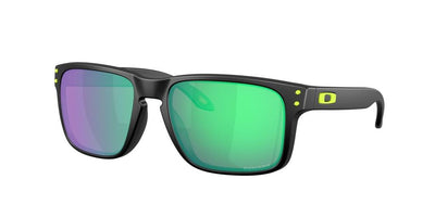 Oakley Holbrook Sunglasses 9102AI Matte Black Prizm Road Jade
