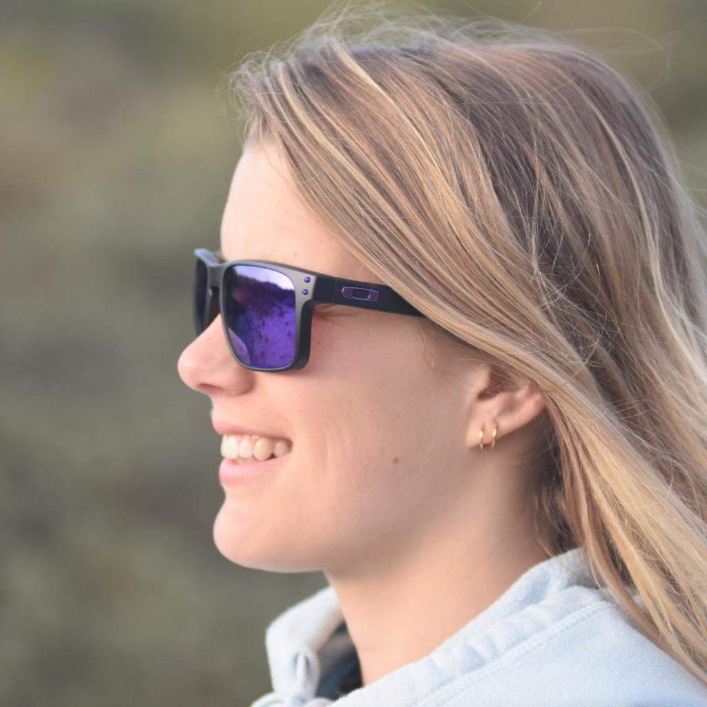 Oakley Holbrook Güneş Gözlüğü Matte Black Prizm Violet