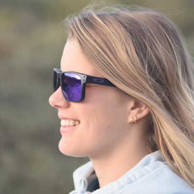 Oakley Holbrook Güneş Gözlüğü Matte Black Prizm Violet