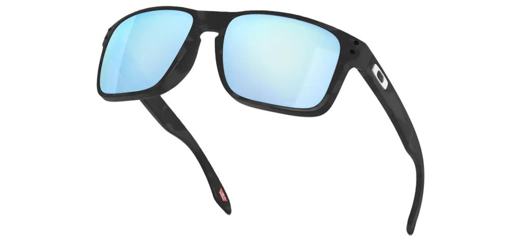 Oakley Holbrook Polarize Güneş Gözlüğü Matte Black Camo Prizm Deep Water Polarized