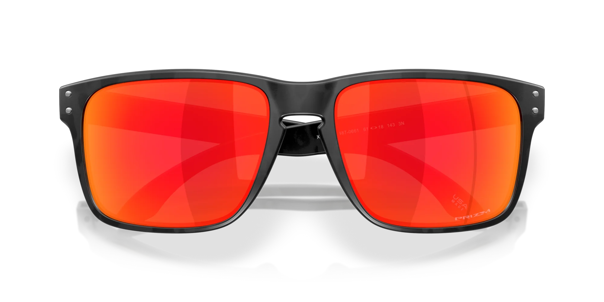 Oakley Holbrook XXL 61 Ekartman Güneş Gözlüğü 948706 Matte Black Camo Prizm Ruby