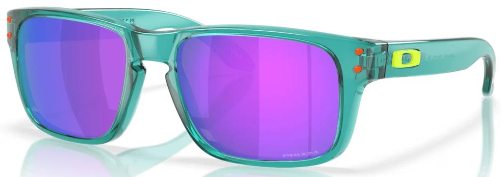 Oakley Holbrook XXS Genç Güneş Gözlüğü J901404 Transparent Arctic Surf Prizm Violet