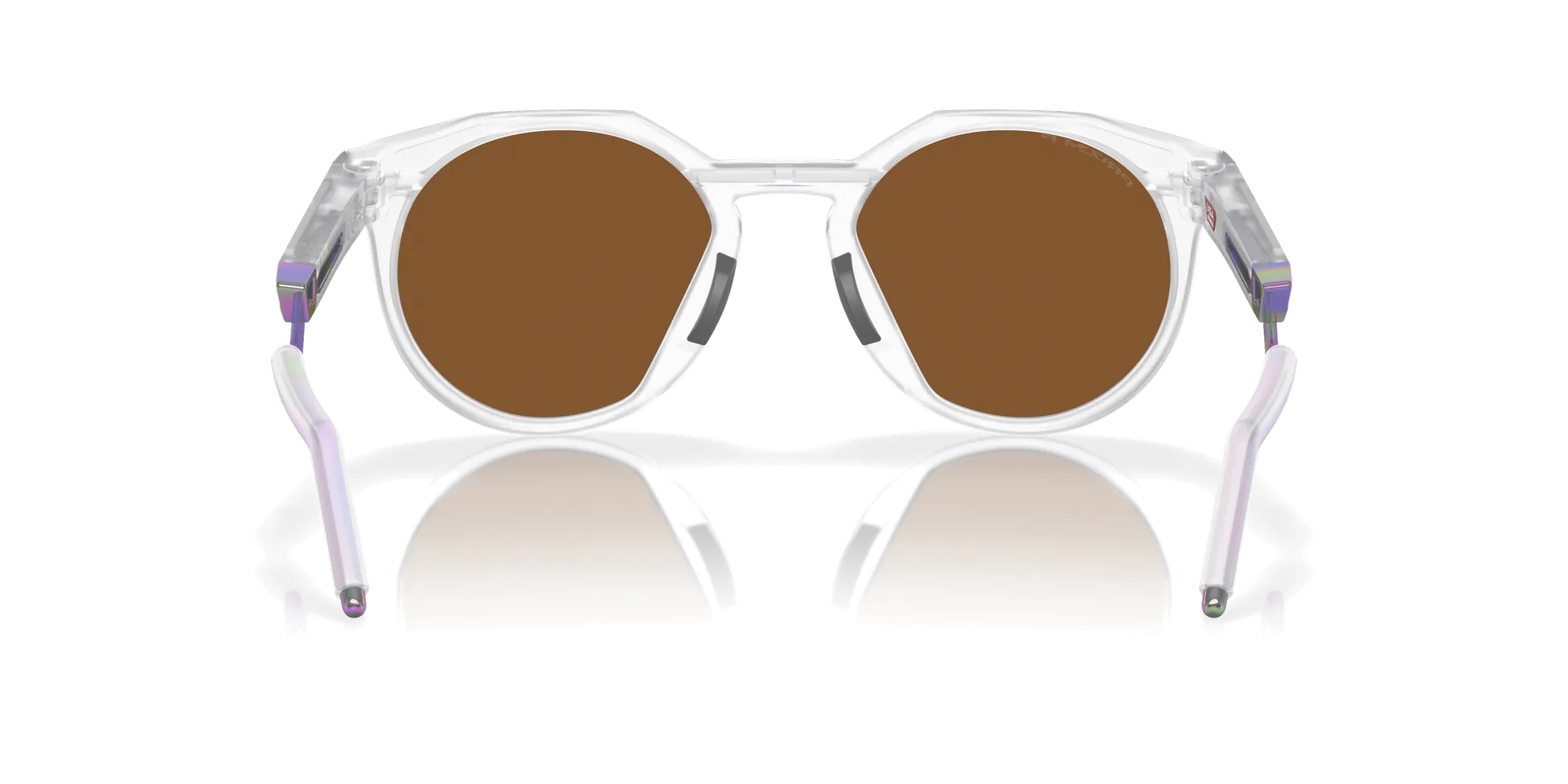 Oakley HSTN Metal Güneş Gözlüğü 927902 Matte Clear Prizm Violet