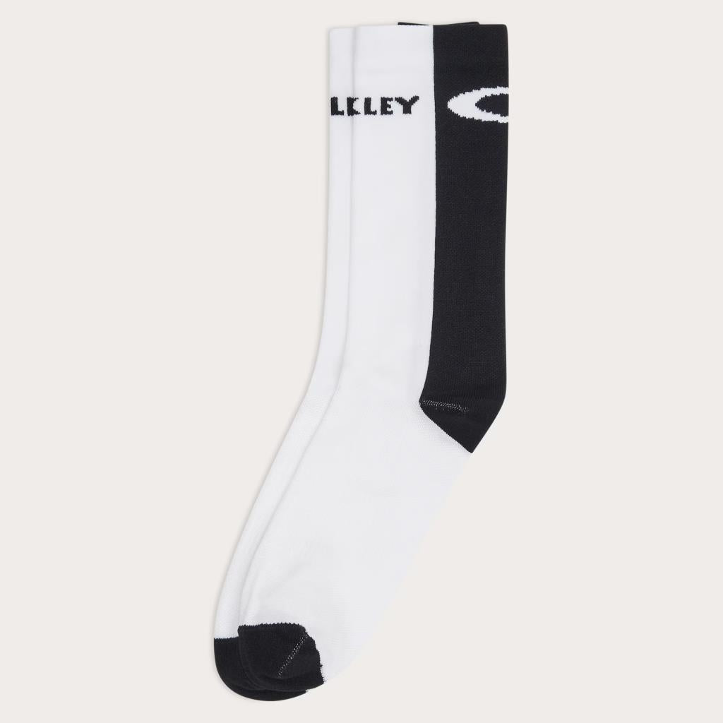 Oakley Icon Road Short Socks Kısa Bisiklet Çorabı FOS901235 104 White Black