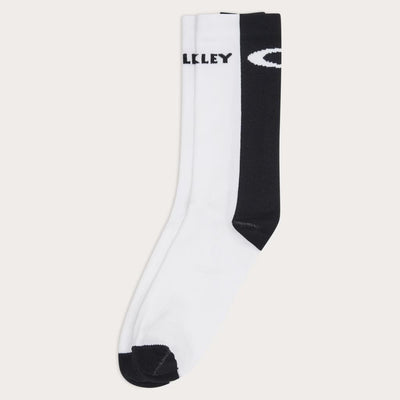 Oakley Icon Road Short Socks Kısa Bisiklet Çorabı FOS901235 104 White Black