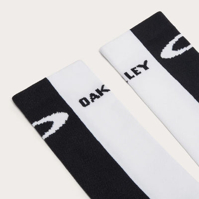 Oakley Icon Road Short Socks Kısa Bisiklet Çorabı FOS901235 104 White Black