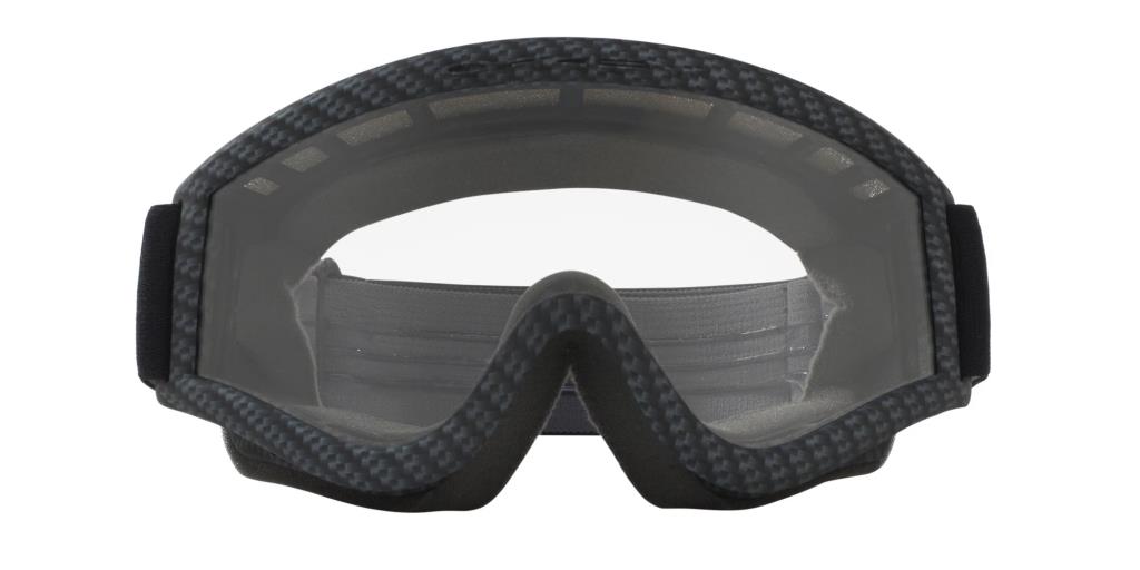 Oakley L-FRAME MX Goggles 700801  True Carbon Fiber Clear Lens