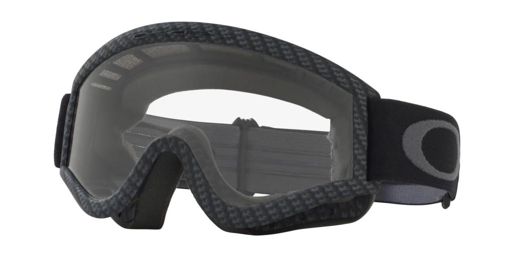 Oakley L-FRAME MX Goggles 700801  True Carbon Fiber Clear Lens