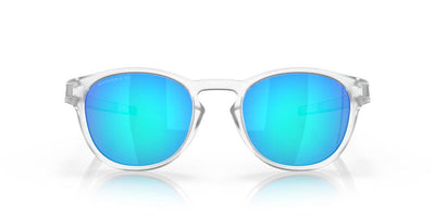 Oakley Latch Güneş Gözlüğü Matte Clear Prizm Sapphire Polarized