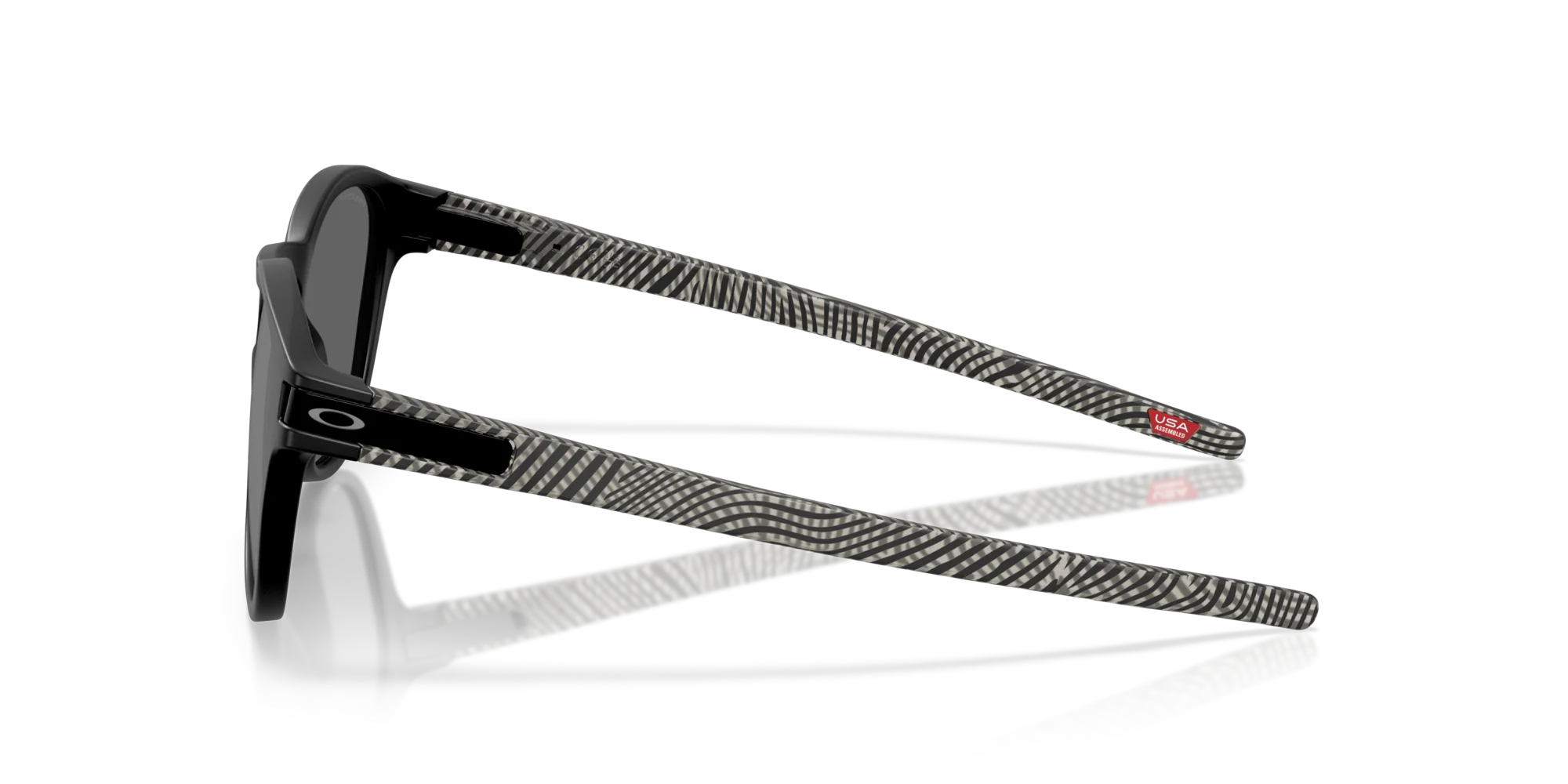 Поляризованные солнцезащитные очки Oakley Latch 926574, матово-чёрные, Prizm, чёрные, Polar