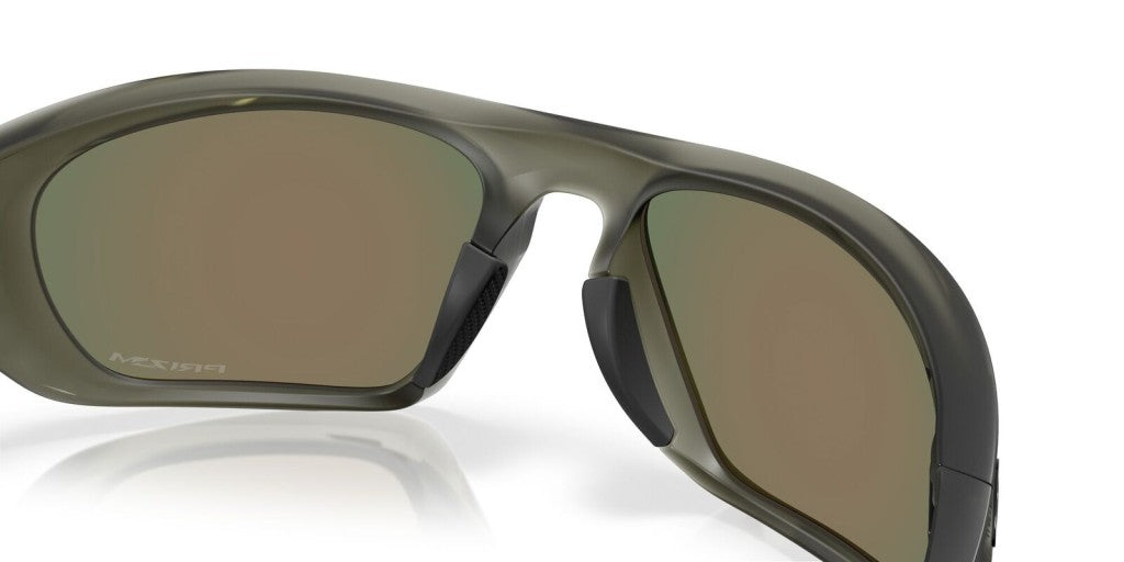 Солнцезащитные очки Oakley Lateralis 943104, матовый оливковый цвет, Prizm Ruby 