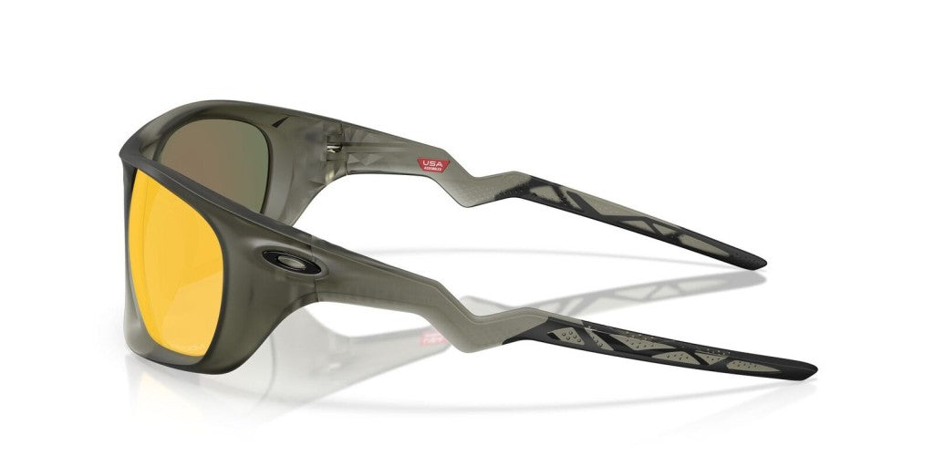 Солнцезащитные очки Oakley Lateralis 943104, матовый оливковый цвет, Prizm Ruby 