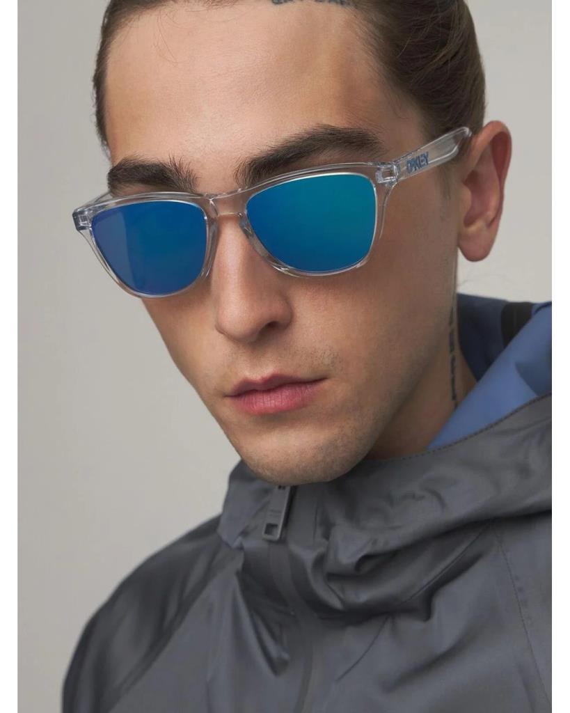 Солнцезащитные очки Oakley с проектором, матовые, прозрачные, с сапфировым стеклом Prizm