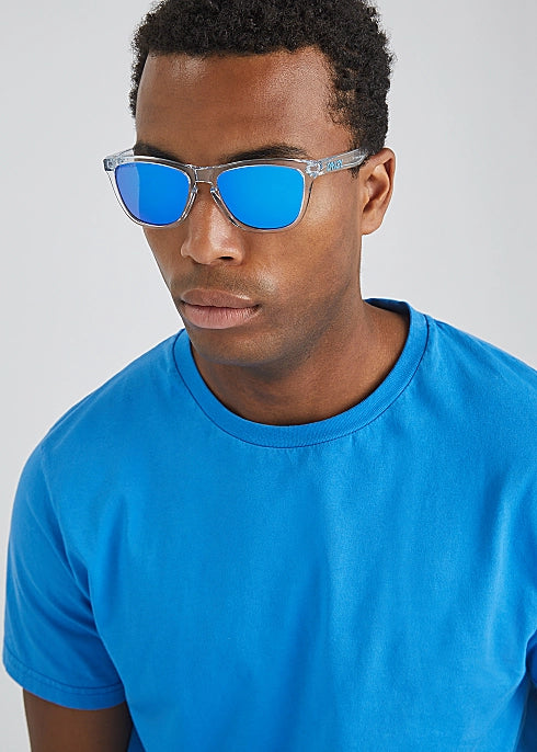 Oakley Ojector Güneş Gözlüğü Polished Clear Prizm Sapphire