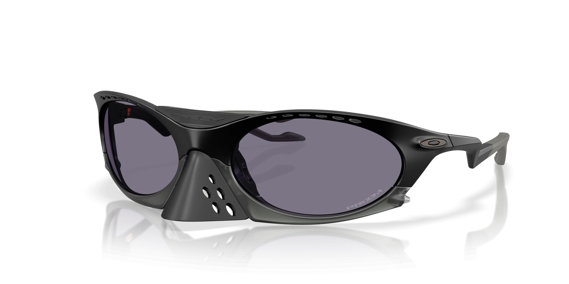 Oakley Plantaris Sunglasses 943701 Matte Black Prizm Gray