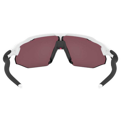 Oakley Radar EV Advancer Велосипедные солнцезащитные очки Полированные белые Prizm Road Черные