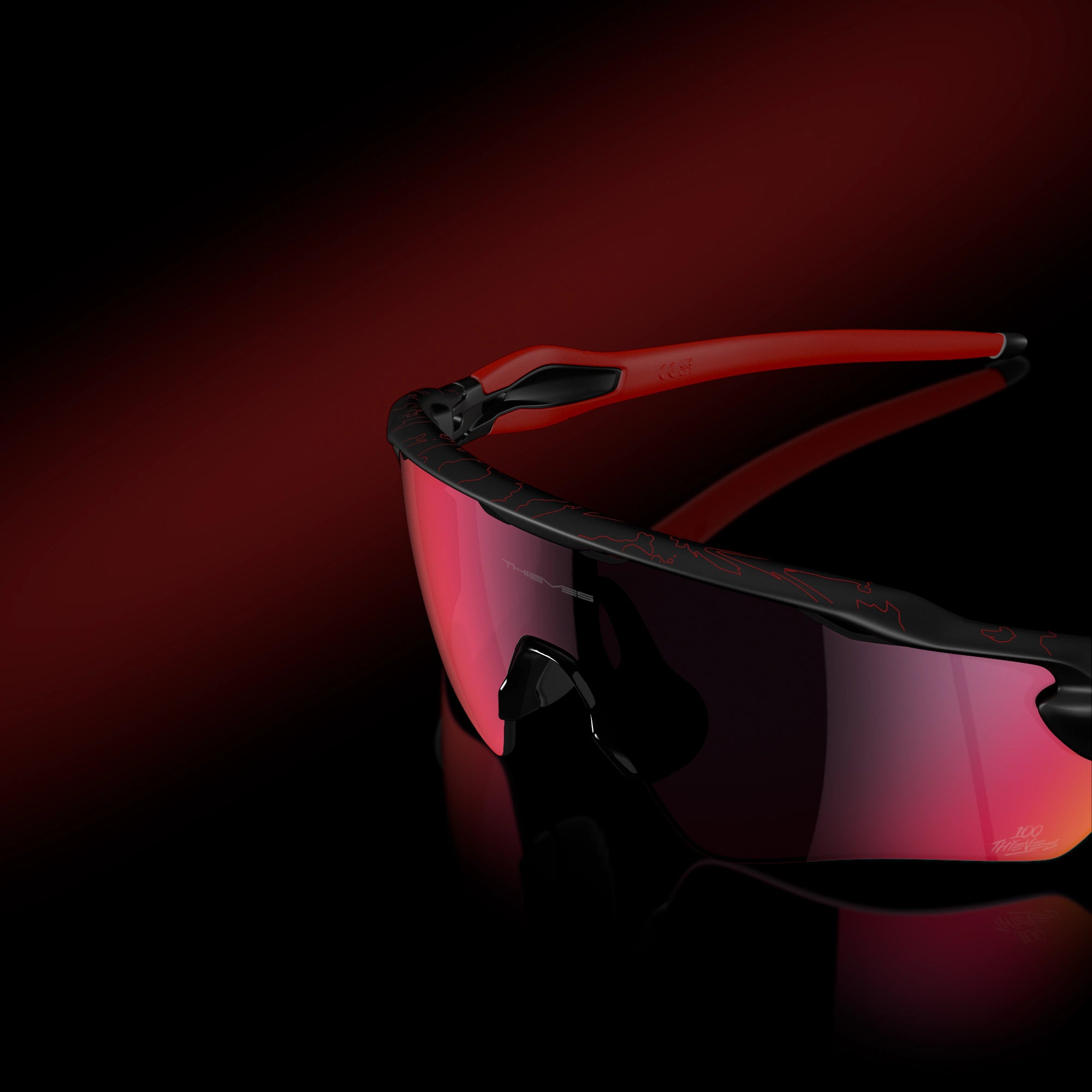 Солнцезащитные очки Oakley Radar EV Path 100 Thieves Special Collection 9208G2 100T Matte Black Prizm Road
